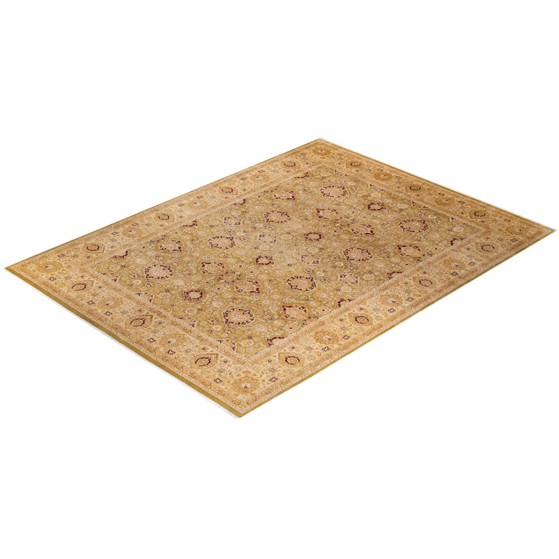 Classic One-of-a-Kind 9'3" x 12'4" Hand Knotted Area Rug