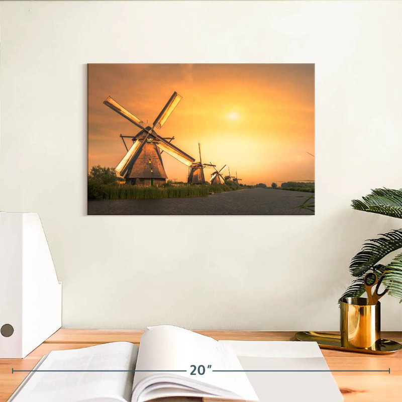 Moulin à vent hollandais Alvord, H 8 po x l 12 po