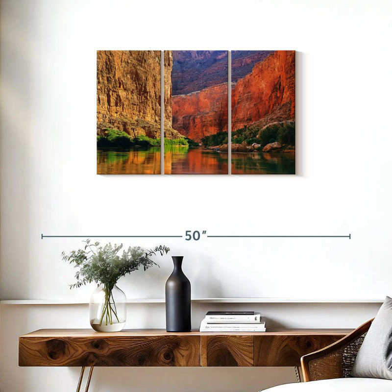 Gorge murale rouge Alvord, H 20 po x l 33 po