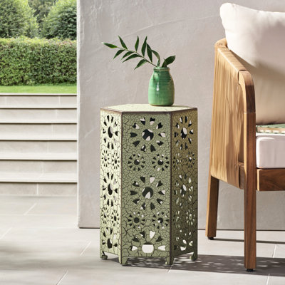 12"X10.5"X18.5" Iron Side Table, , Patio Furniture Choice 12"X10.5"X18.5", With