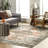 Gracie SpinClean Distressed Medallion Machine Washable Area Rug-1961708212