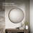 Essential Round Wall Mirror, Bathroom/Vanity Mirror with Frame-91696125-91696136