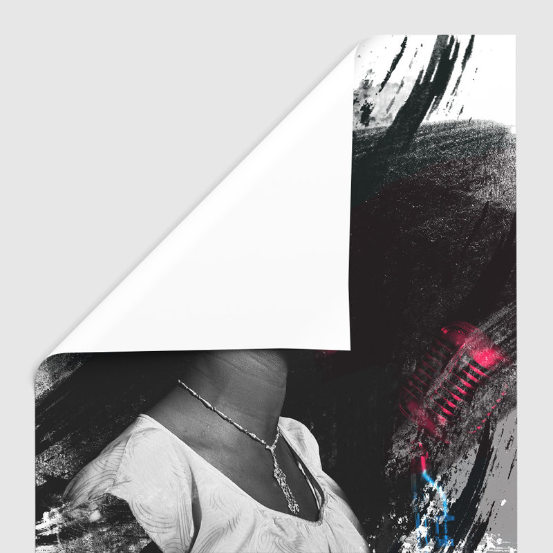 Sarah Vaughan - Frameless Print, 42cm H x 29.7cm W
