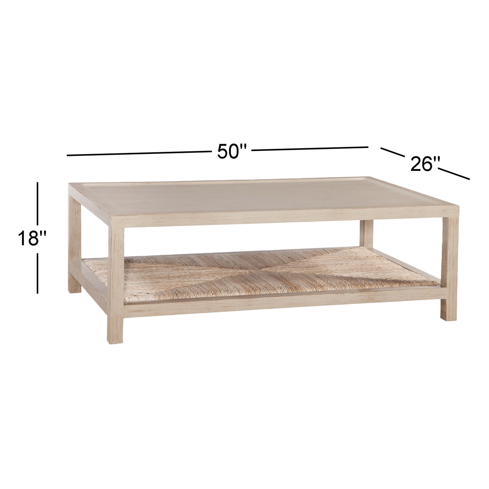 Leon Cocktail Table, Bisque