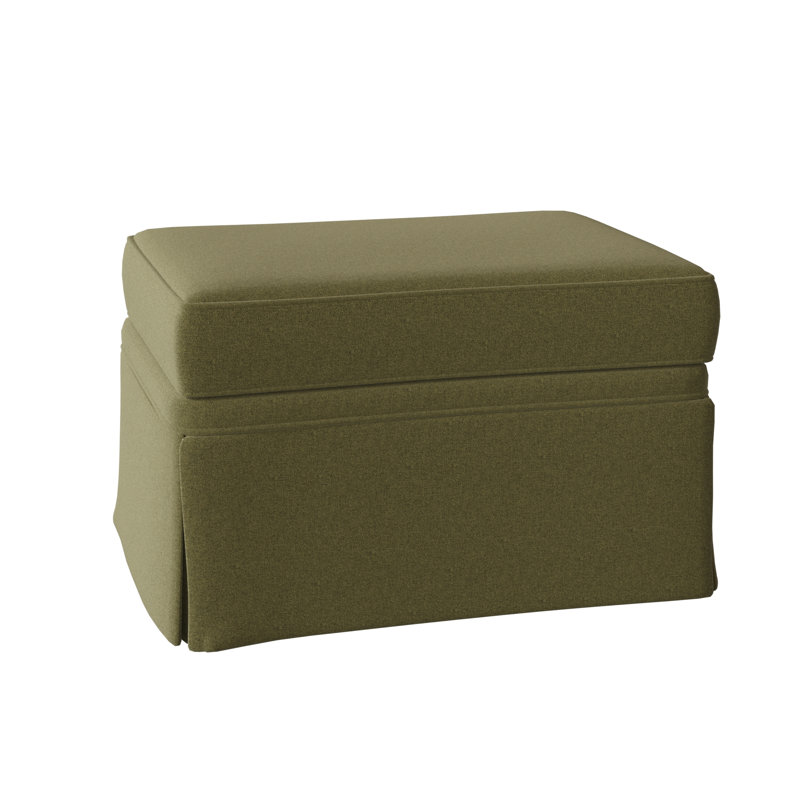 Milan 31" Wide Rectangle Standard Ottoman, 8789 Sage