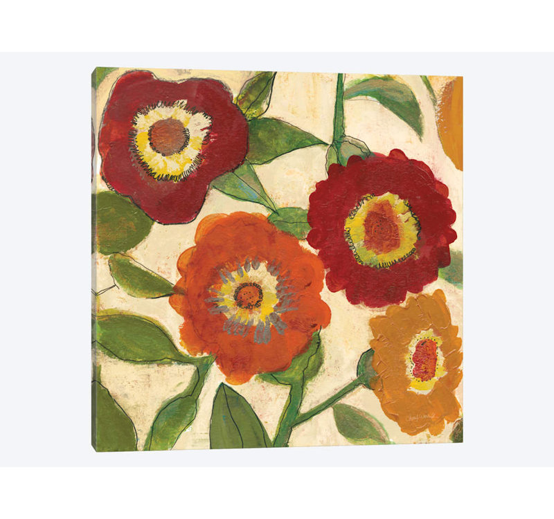 « park iii » par cheryl warrick, reproduction d’impression sur toile tendue, H 16 po x l 16 po x P 1 po, Blanc