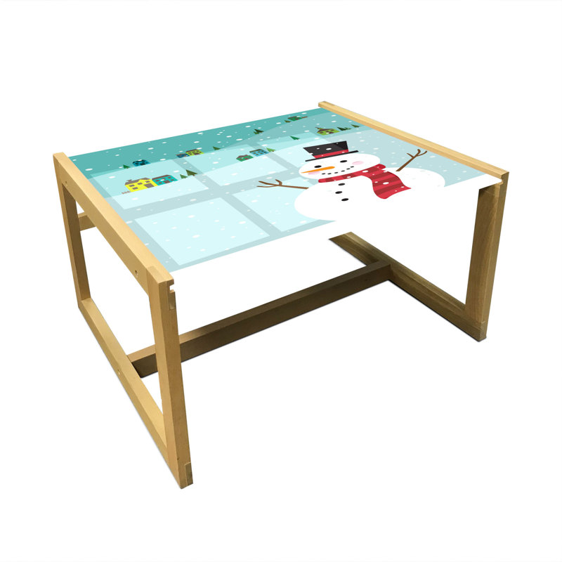 Jacqualynn Trestle Coffee Table, 40cm H x 74cm W x 62cm D
