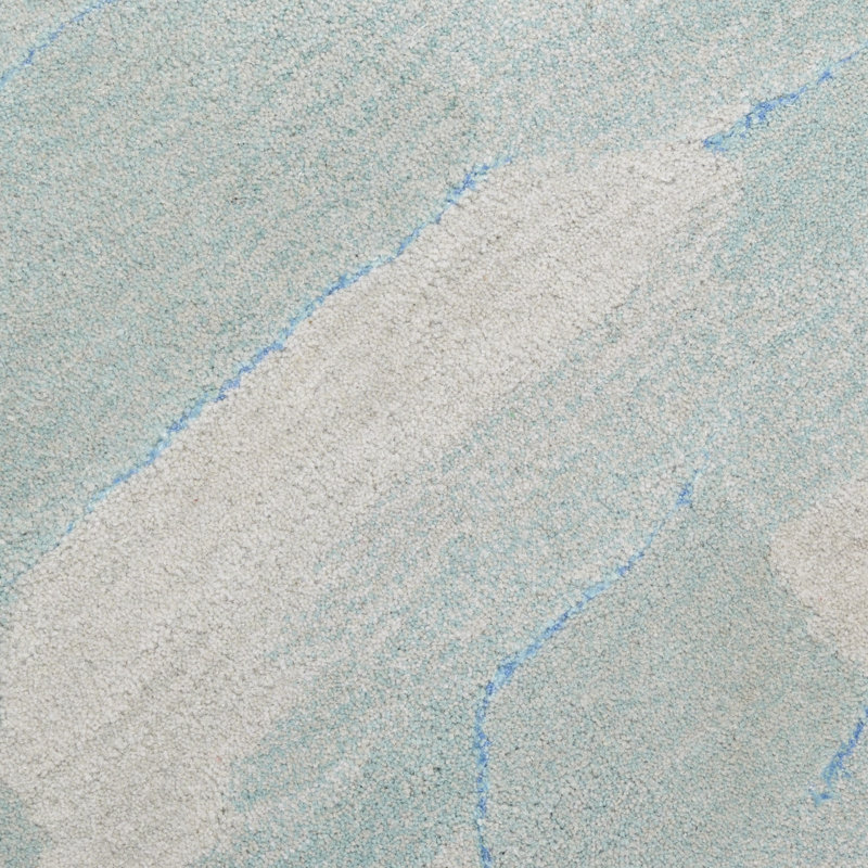 Nourison Prismatic Blue Modern Indoor Rug, Rectangle 3'9" x 5'9"