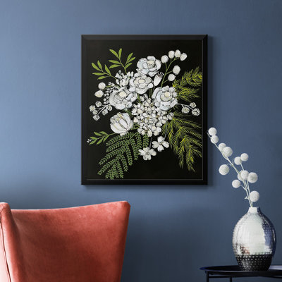 Alabaster Bouquet I Premium Framed Canvas - Ready to Hang