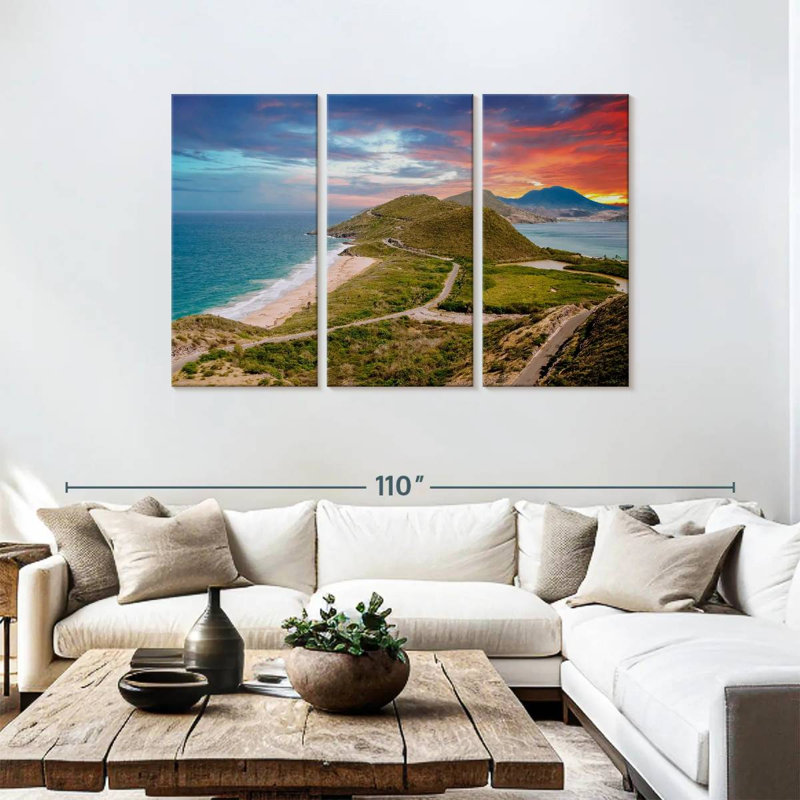 Rorry St. Kitts Landscape, 48" H x 74" W