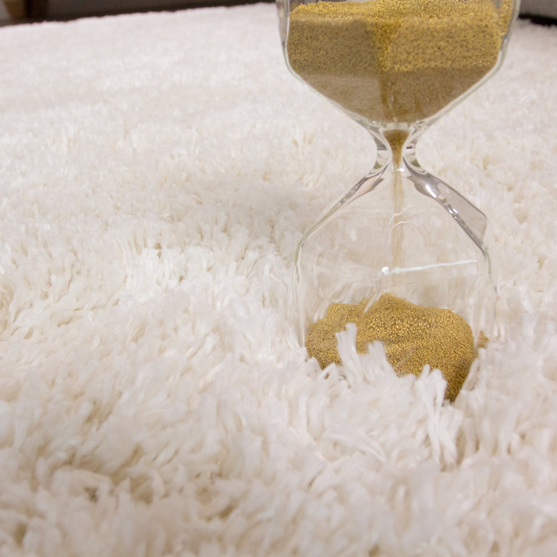 Lamasiii Shaggy Cream Rug, Runner 60 x 240cm