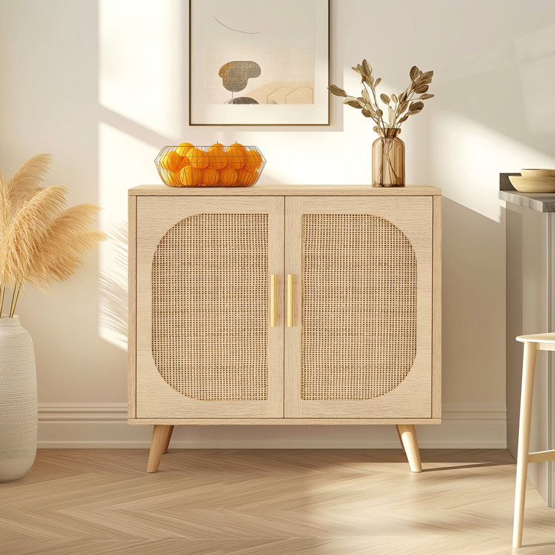 Buffet avec rangement, armoire de salle de bain décorative, avec deux portes et 4 compartiments de rangement, armoire avec pieds en bois massif, armoire pour vestibule, entrée, salon