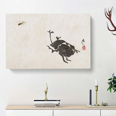 Insects by Shibata Zeshin - Wrapped Canvas