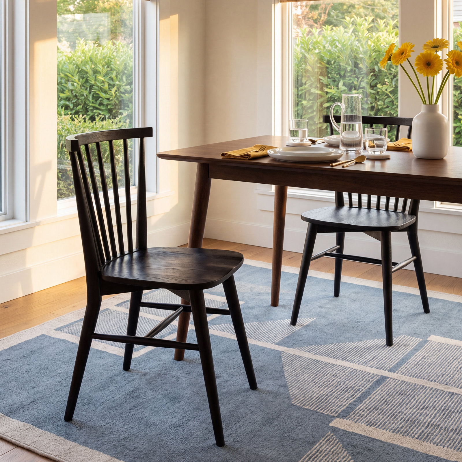 Arka Dining Chair, Black