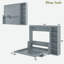 Lit escamotable avec bureau et tablettes Murphy-229458206-229458205