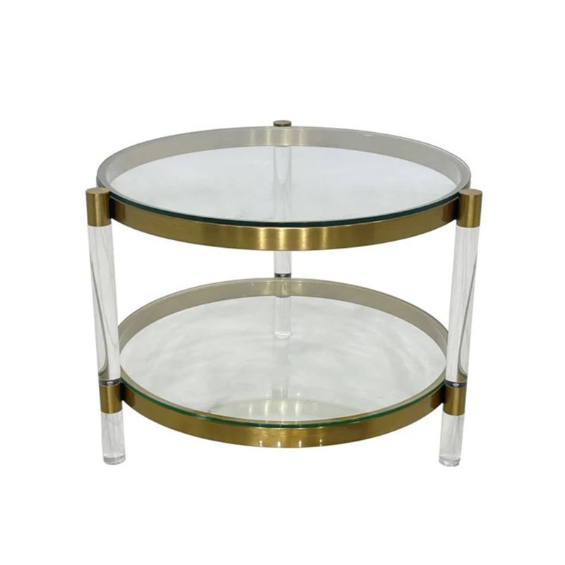 Table d'appoint Alvarez, Doré