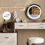 Coiffeuse avec miroir lumineux, 5 tiroirs, 1 chaise