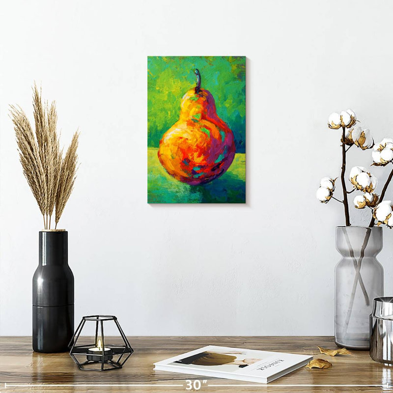Yarlin Bright Pear V, 12" H x 8" W
