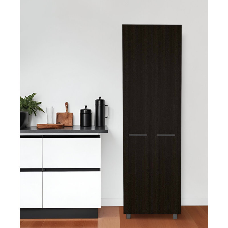 Garde-manger blanc Thea, Noir