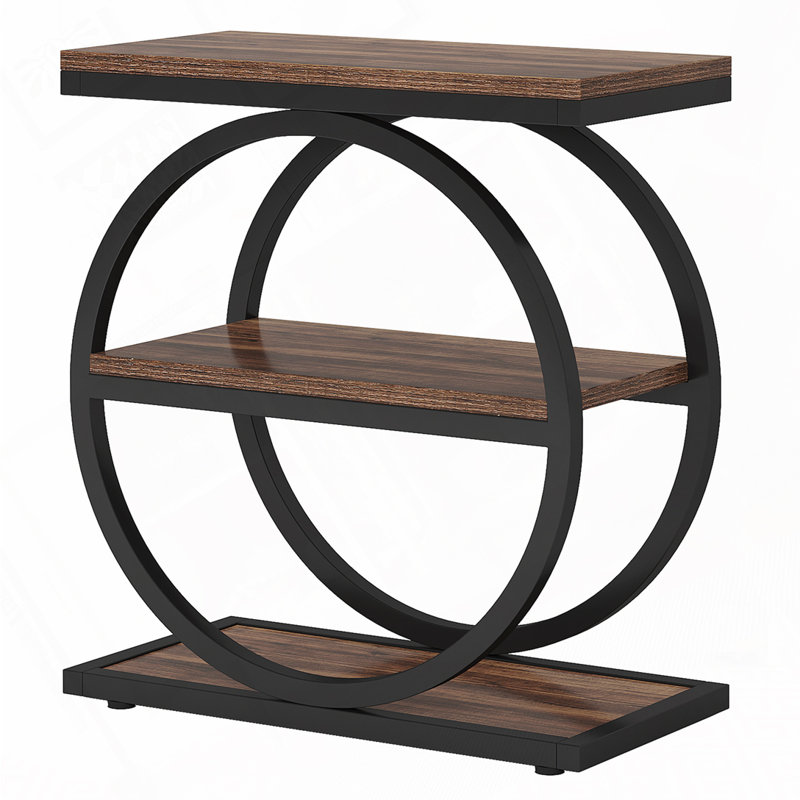 End Table with 3 Shelves