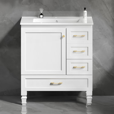 30" Bathroom Vanity With Sink