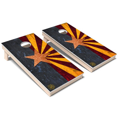 Arizona Flag All-Weather Composite Cornhole Set