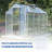  Aoodor 6 Pcs Polycarbonate Panel Cover, 62 x 28 x 0.2 Inch, Transparent-120282732