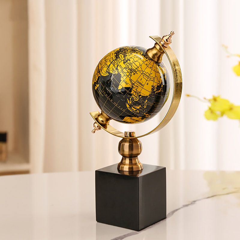 Khalel Globe Sculpture Decorative Object