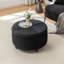 Repose-pieds rond avec rangement en velours Bula-943753745