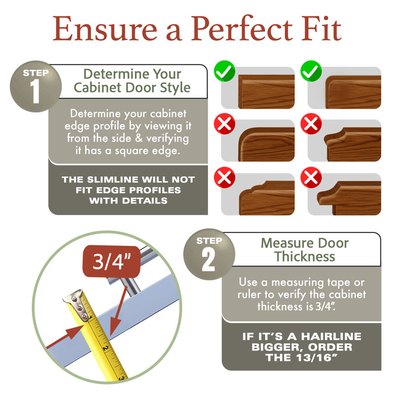 Protecteur de porte d'armoire à enfiler