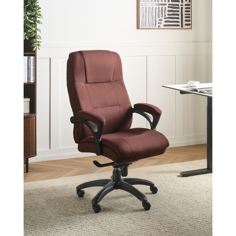 Brayden Studio Linen Executive Chair