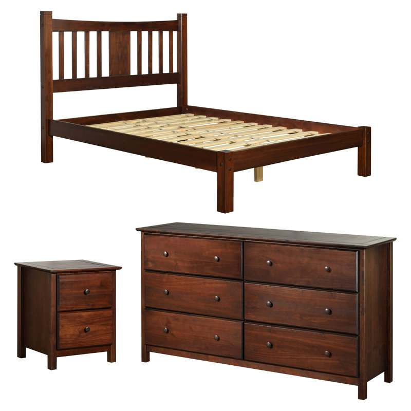 Shaker Solid Wood Piece Bedroom Set