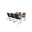 Orion 6 - Person Acacia Solid Wood Patio Dining Set Rectangular Table-1105393732