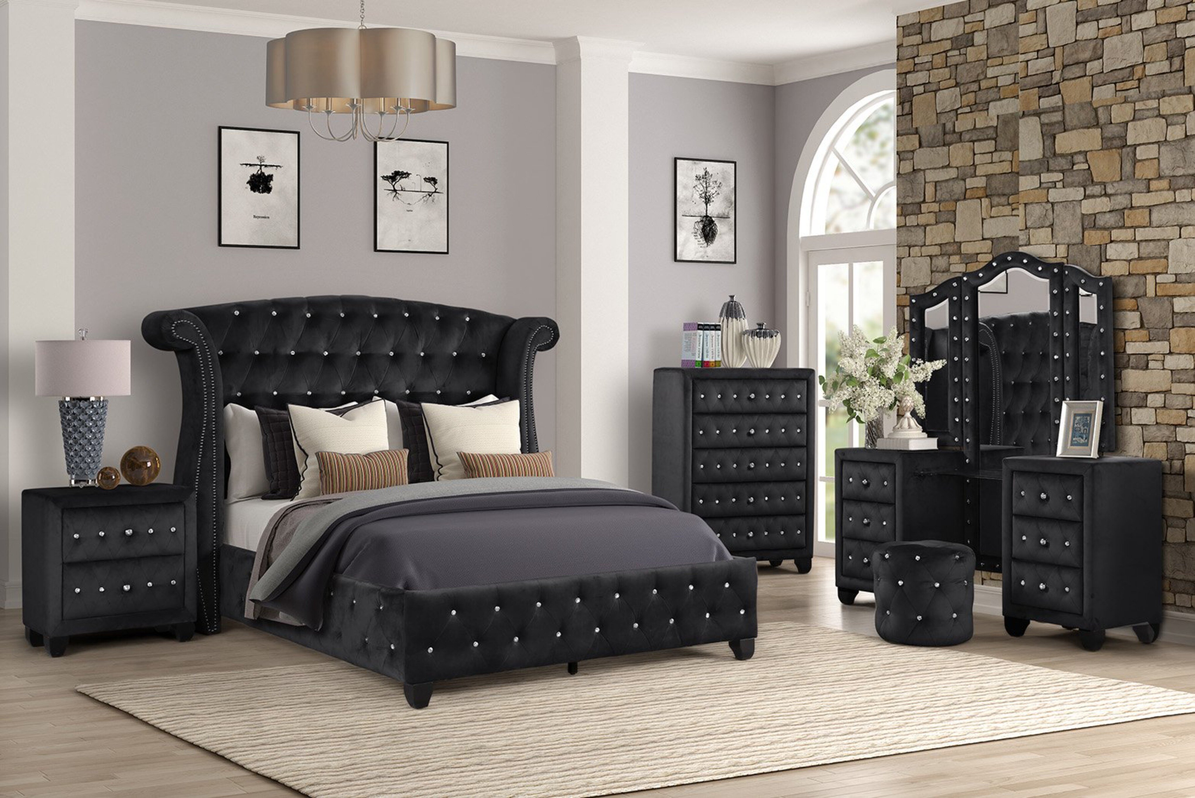 The WADE 4 PC BEDROOM SET available at Complete Suite Furniture