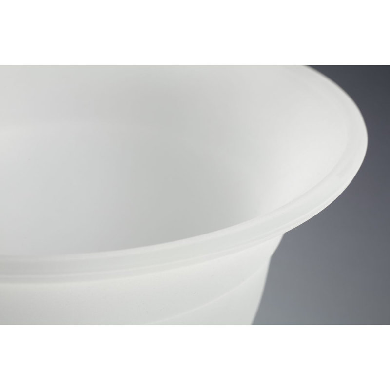Trinity Brushed Nickel Mini Pendant with Etched Glass Shade