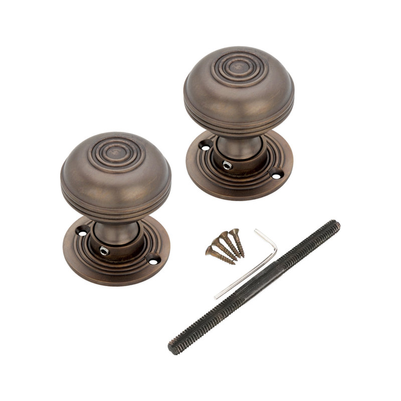 Bloxwich Interior Mortise Door Knob, Bronze