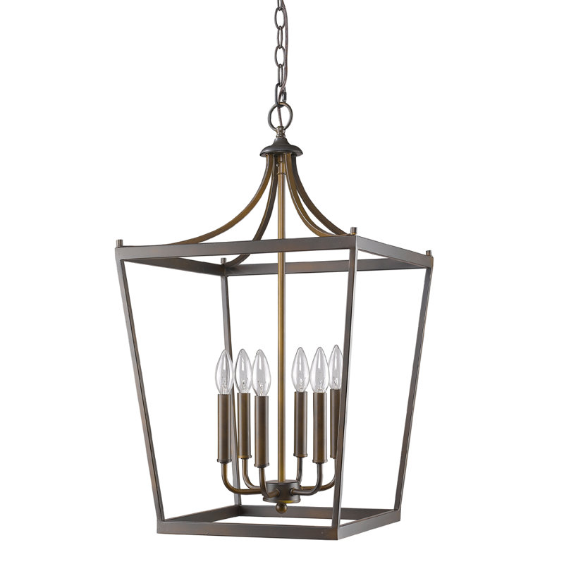 Rancourt 6 - Light Lantern Geometric Chandelier