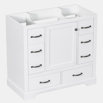 Base de meuble-lavabo simple 35,5 po seulement
