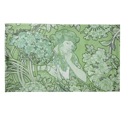 Serviette de thé à fleurs