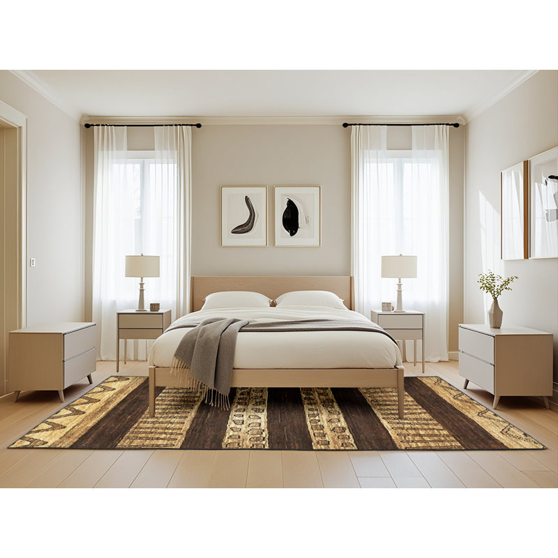 Tapis abstrait moderne 421, Rectangle de 5 pi x 8 pi