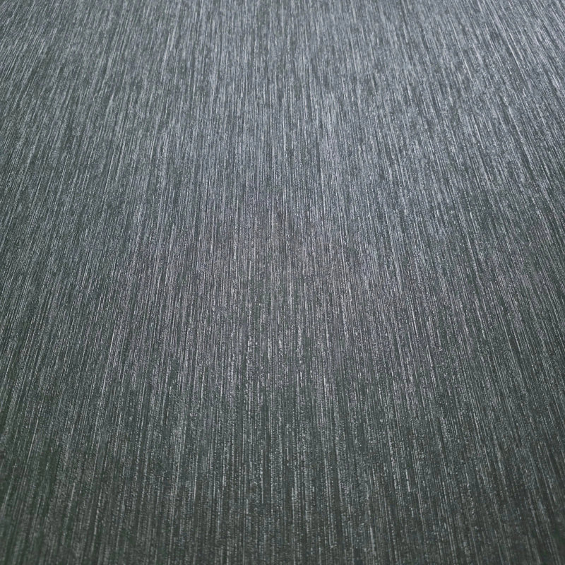 Rouleaux de papier peint texturé moderne gris foncé texturé Stia