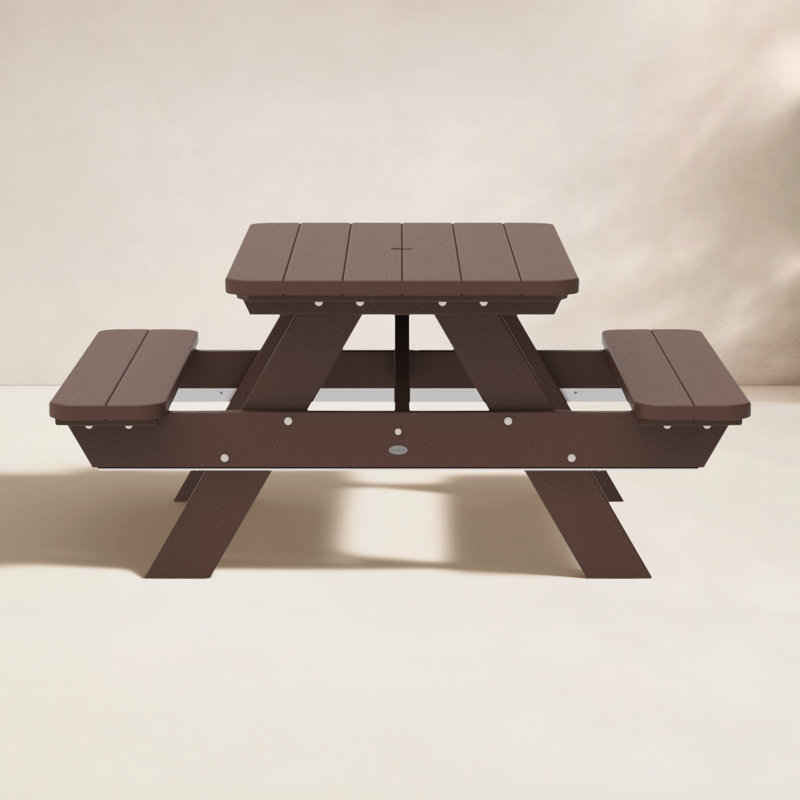 Table de pique-nique 72 po POLYWOOD Park, Acajou