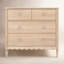 Commode 4 tiroirs Charlotte, blonde-388785931