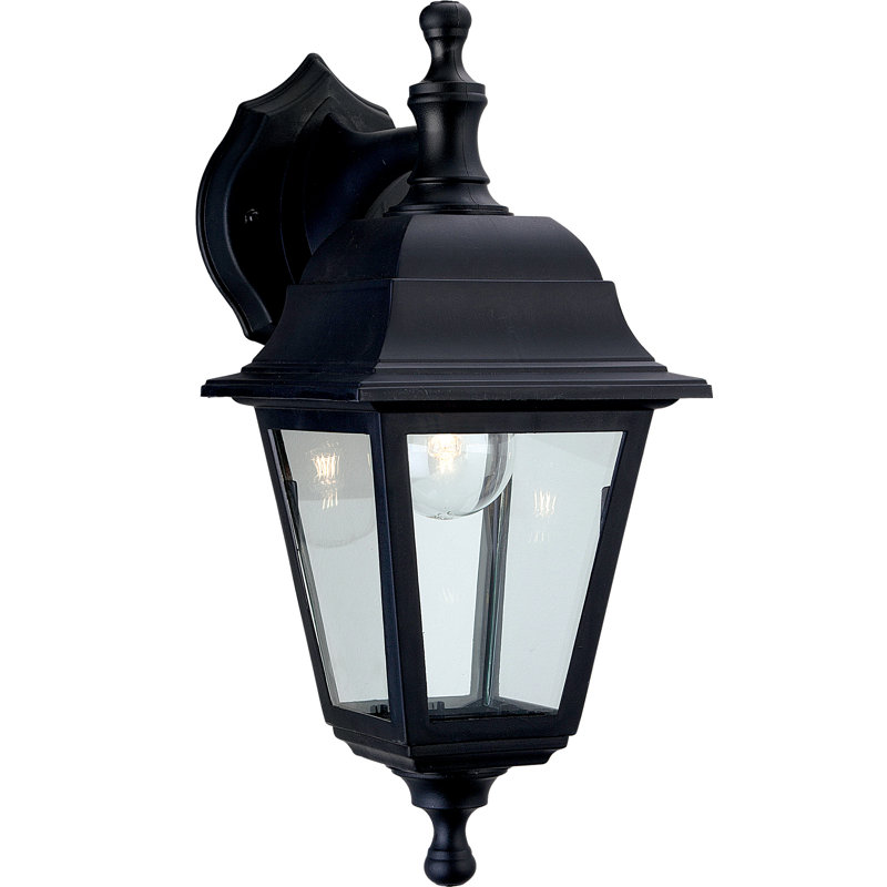 Oslo Black Outdoor Wall Lantern
