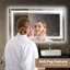 Miroir de salle de bain 48 "sans cadre à DEL 48", miroir intelligent-130482608