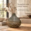 Vase de table contemporain effet marbre 11 pouces