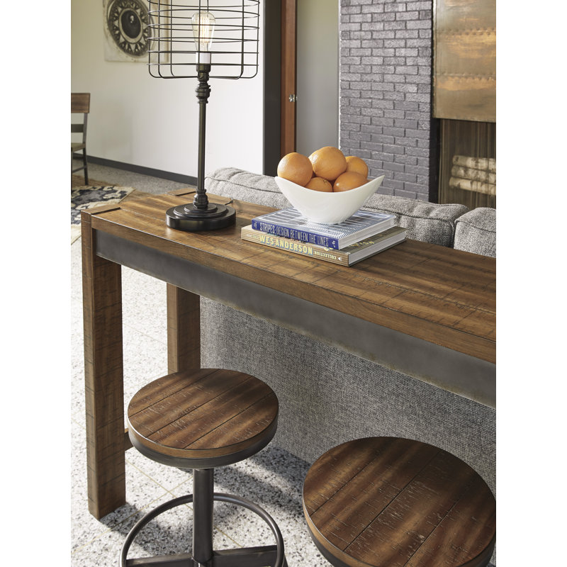 Table de salle à manger à hauteur de comptoir et tabourets Torjin, 3