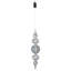 Shatterproof Holiday Lighted Large Finial Hanging Ornament Garden Art-880788558-880788559