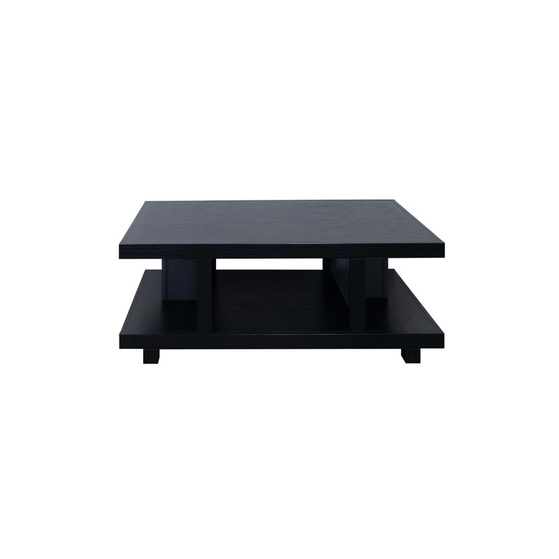 Table basse Laurel Canyon, aucun assemblage requis, Noir
