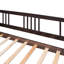 Lit de jour simple en bois avec deux tiroirs, espresso-1209615093